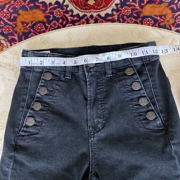 Gap Sailor Panel Button Front True Skinny High Rise Jeans - Picture 12 of 15